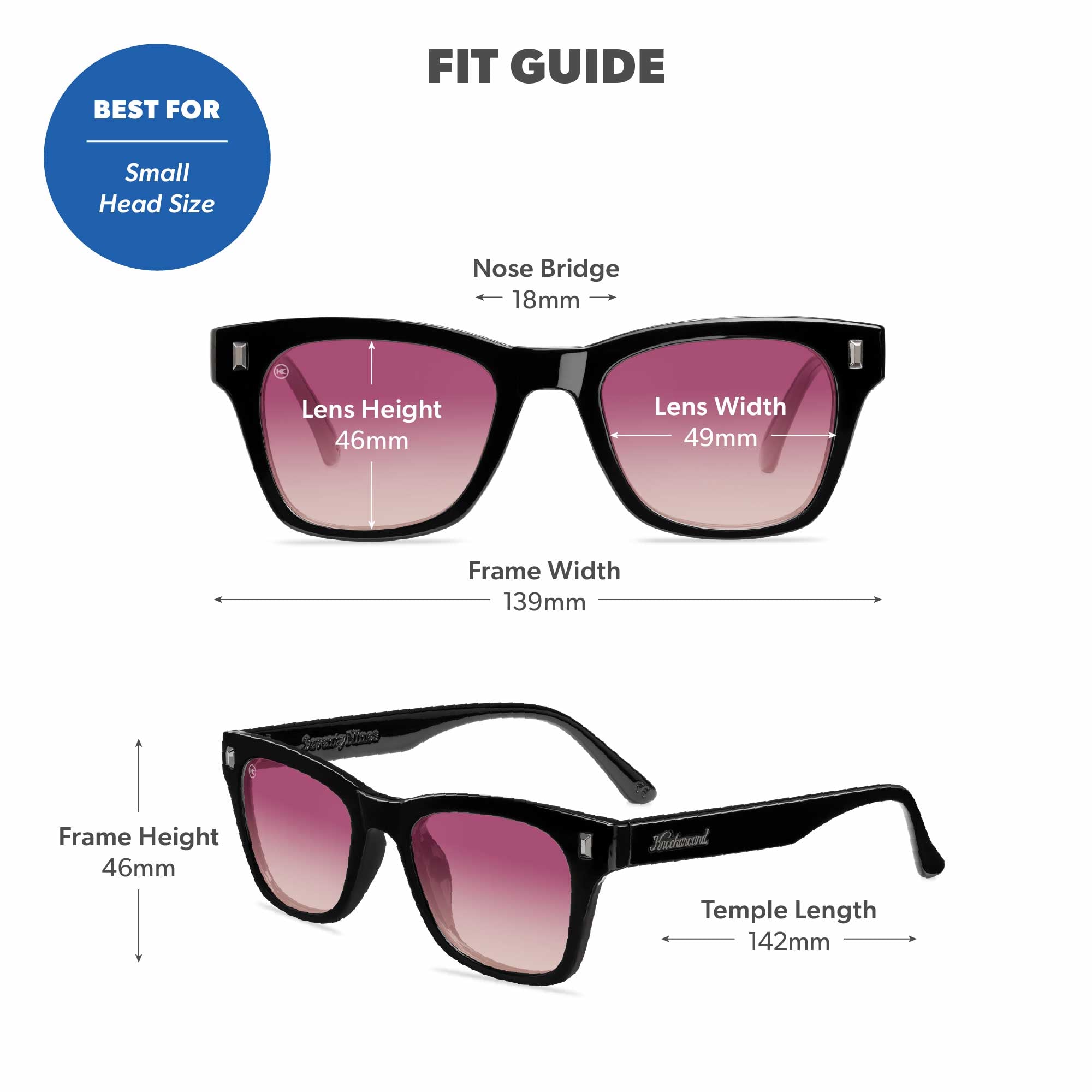 Persuasion Seventy Nines Sunglasses, Fit Guide