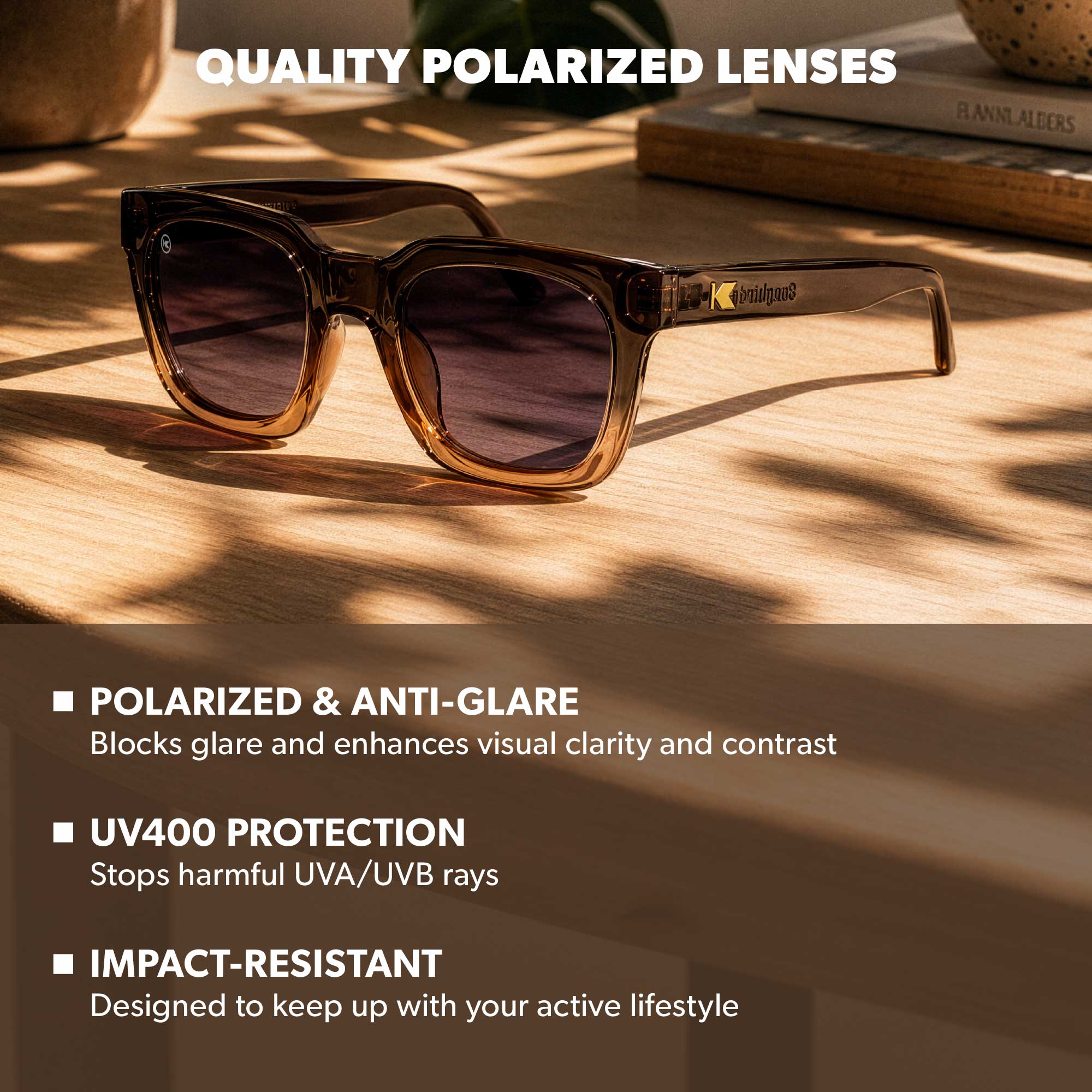 Cortado Songbirds Sunglasses, Lens Features