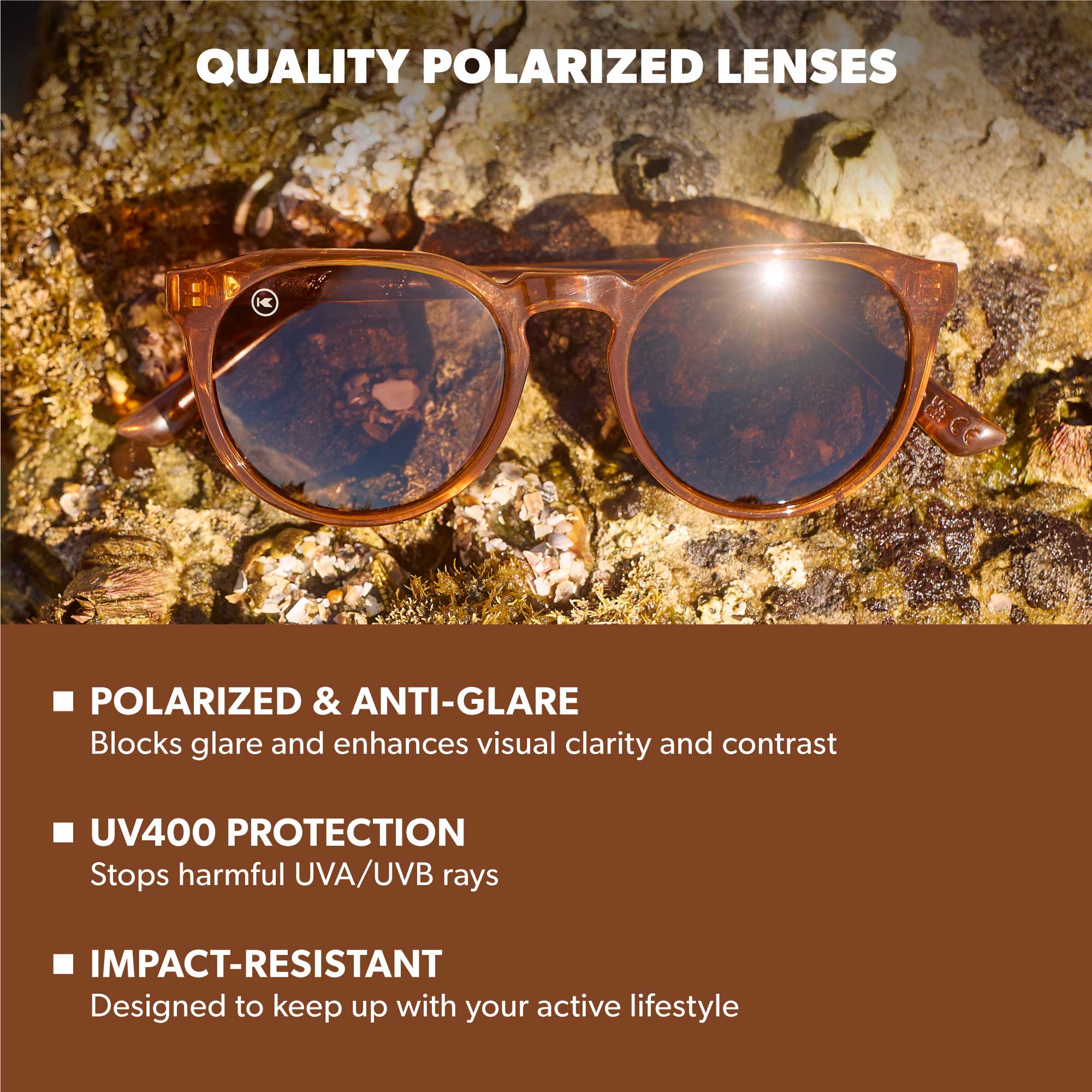 Rio Tide Pools Sunglasses, Lens Features