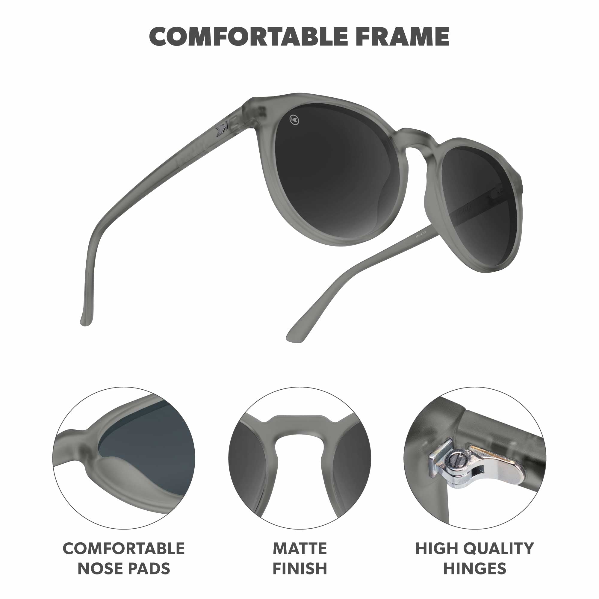 Shadow Catcher Tide Pools Sunglasses, Frame Features