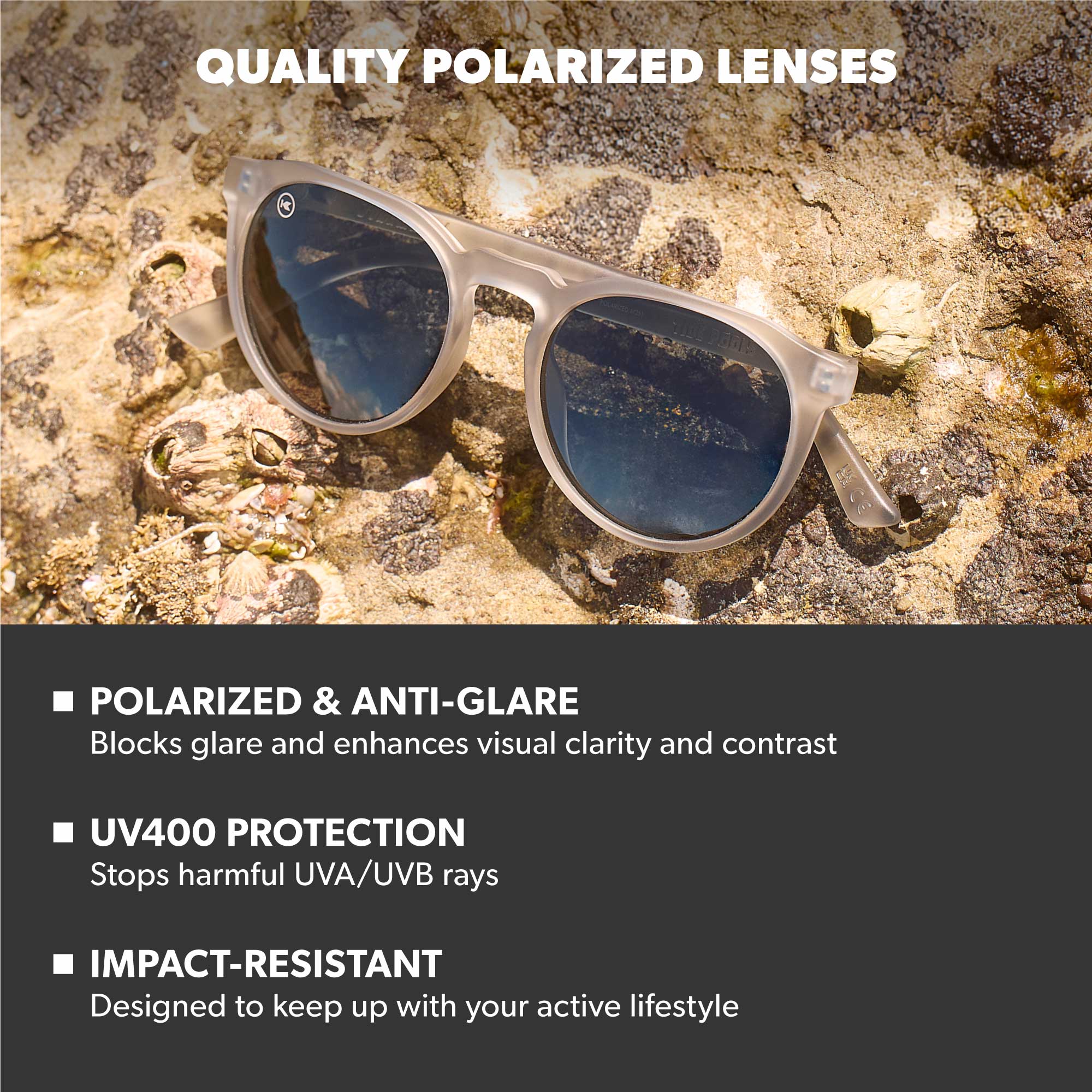 Shadow Catcher Tide Pools Sunglasses, Lens Features