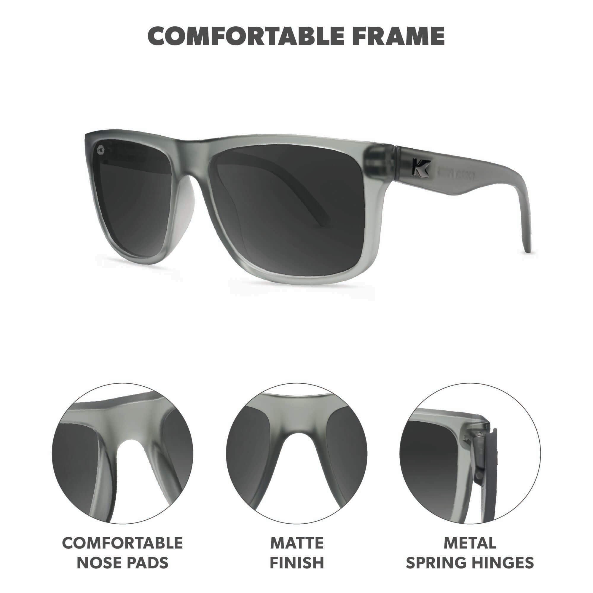 Shadow Catcher Torrey Pines Sunglasses, Frame Features