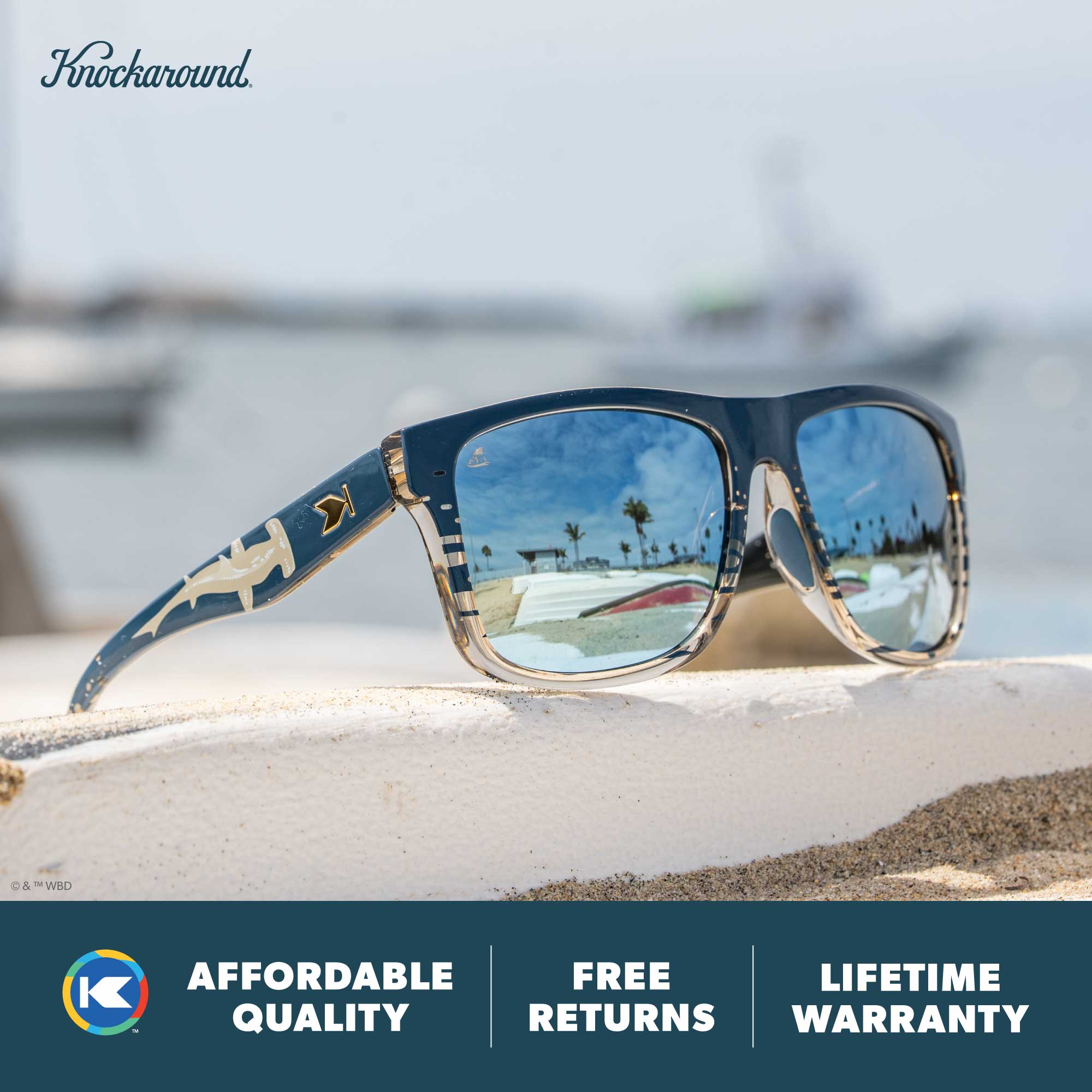 Knockaround x Shark Week Torrey Pines Sport 2026 Sunglasses