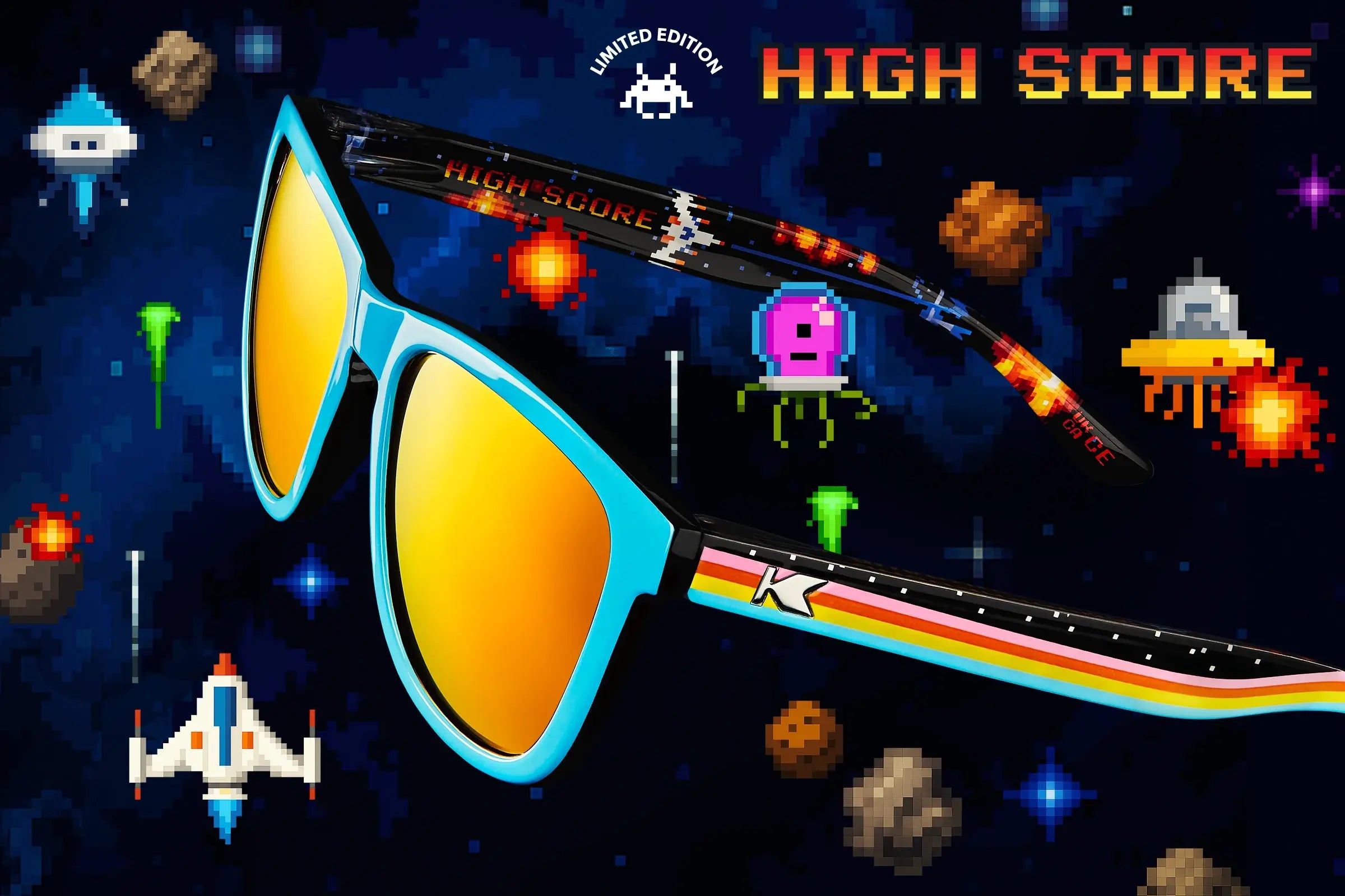 Limited Edition High Score Premiums Sunglasses. PDP Blurb