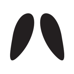 Rubberized sport nonslip nose pads icon