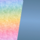 Rainbow Sno-Cone / Sky Blue